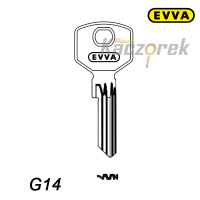 Mieszkaniowy 224 - klucz surowy - EVVA G14